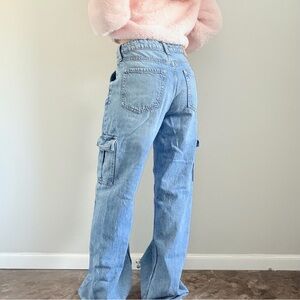 Aeropostale Wide Leg Cargo Jeans